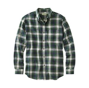 L.L. Bean Dress Gordon Flannel Shirt Button Down Slightly Fitted Men's Regular S
